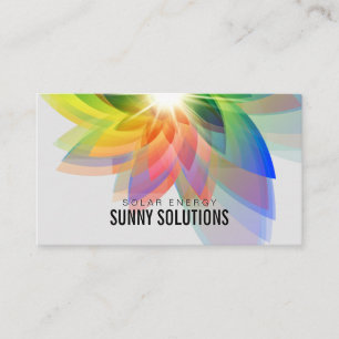 Energy   Solar   Digital Flower Business Card