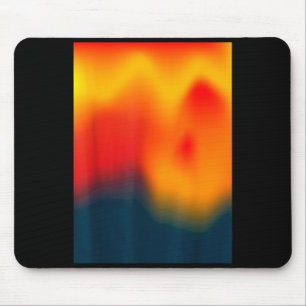 Energy thermal infrared heat wave colourful trendy mouse mat