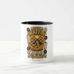 Energy Waffle Full of Holes Funny Spreadsheet Mug
