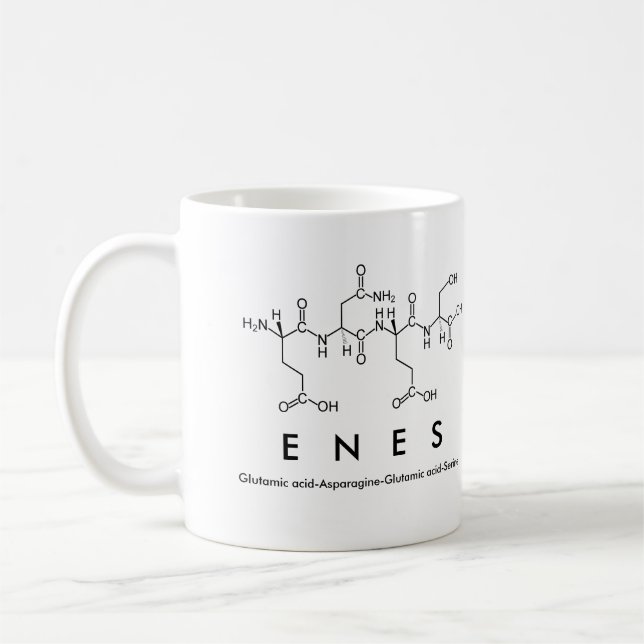 Enes peptide name mug (Left)