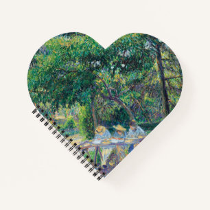 Enfants attablés dans le jardin Camille Pissarro Notebook