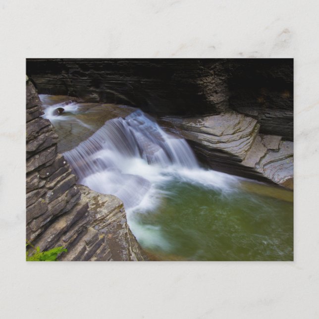 Enfield Glen, Robert H Treman State Park, NY Postcard (Front)