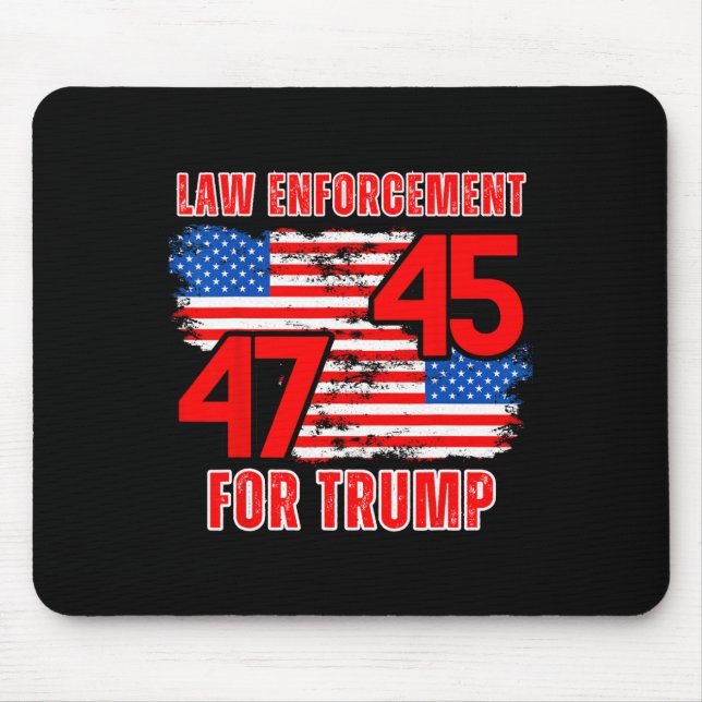 Enforcement For Trump 45 47  Mouse Mat (Front)