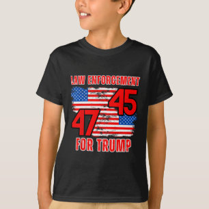 Enforcement For Trump 45 47 T-Shirt