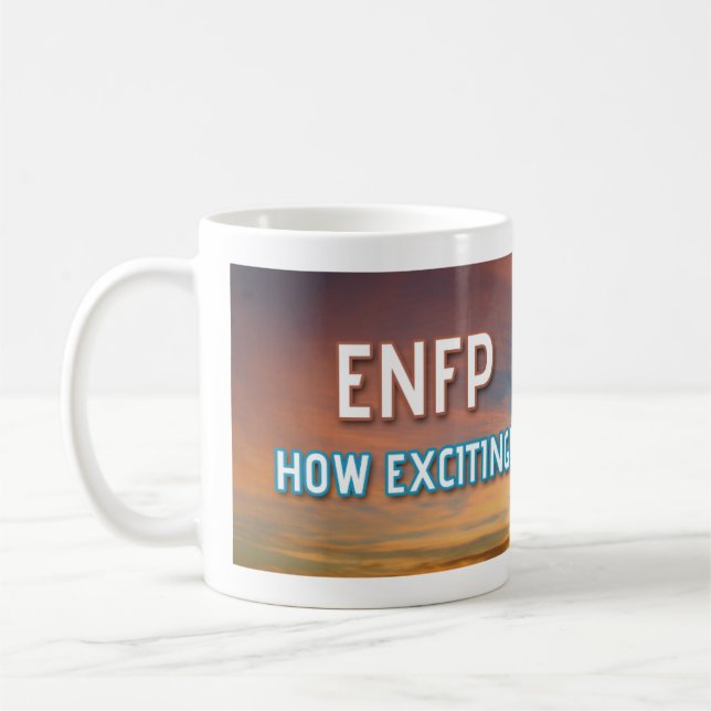 ENFP "How exciting" Balloons Mug (Left)