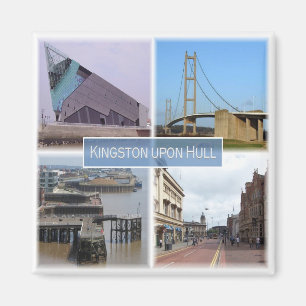 ENG017 KINGSTON upon HULL, Yorkshire, Fridge Magnet