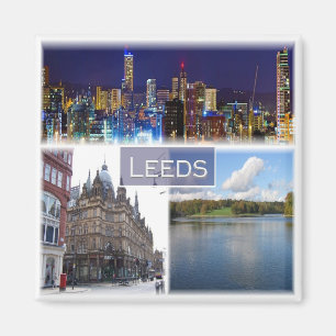 ENG018 LEEDS, Yorkshire, England, Europe, Fridge Magnet