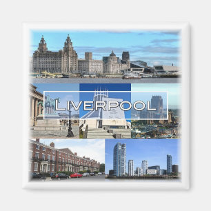 ENG027 LIVERPOOL, England, Europe, Fridge Magnet