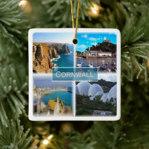ENG028 CORNWALL, England, Europe, Fridge Magnet Ceramic Ornament
