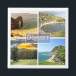 ENG037 DORSET, England, Europe, Fridge Magnet<br><div class="desc">Here you will find the souvenir of your vacation. (ENG037 DORSET, England, Europe Fridge magnet). Amaze friends and relatives with the unique souvenirs from your great trip. Try us. #LeoPepeDesign - chideock, dorset beach, panorama, lulworth cove, europe england united kingdom, leopepedesign, travel trip photo tourism, gift souvenir gadget fridge magnet,...</div>