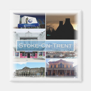 ENG038 STOKE-ON-TRENT, England, Europe, Fridge Magnet