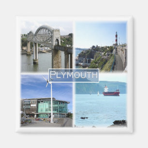 ENG045 PLYMOUTH DEVON, England, Europe, Fridge Magnet