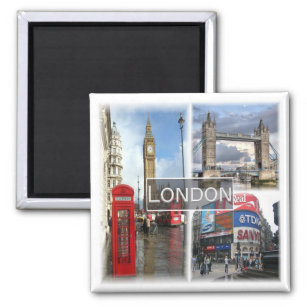 ENG048 LONDON, England, Europe, Fridge Magnet