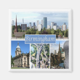 ENG059 BIRMINGHAM, England, Europe, Fridge Magnet