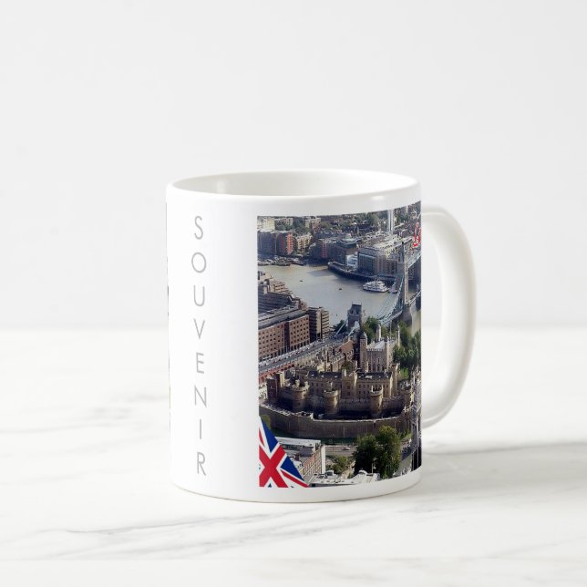 ENG064 LONDON Panorama, England, Coffee Mug (Front Right)