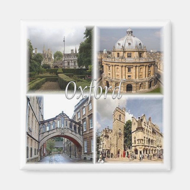 ENG068 OXFORD, England, Europe, Fridge Magnet (Front)