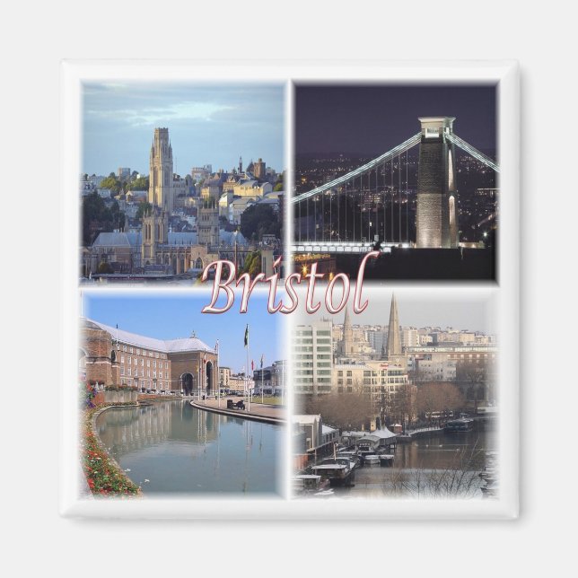 ENG073 BRISTOL, England, Europe, Fridge Magnet (Front)