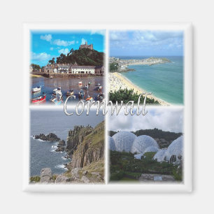 ENG076 CORNWALL, Land's end St. Ive, Fridge Magnet