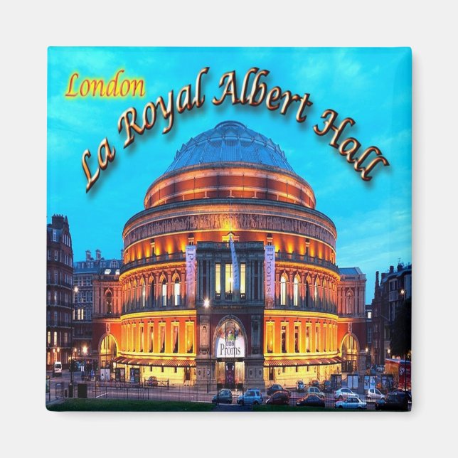 ENG088 LONDON LA ROYAL ALBERT HALL, Fridge Magnet (Front)