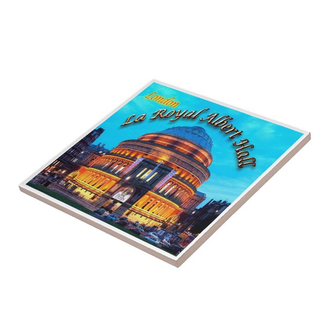 ENG088 LONDON LA ROYAL ALBERT HALL, TILE (Side)