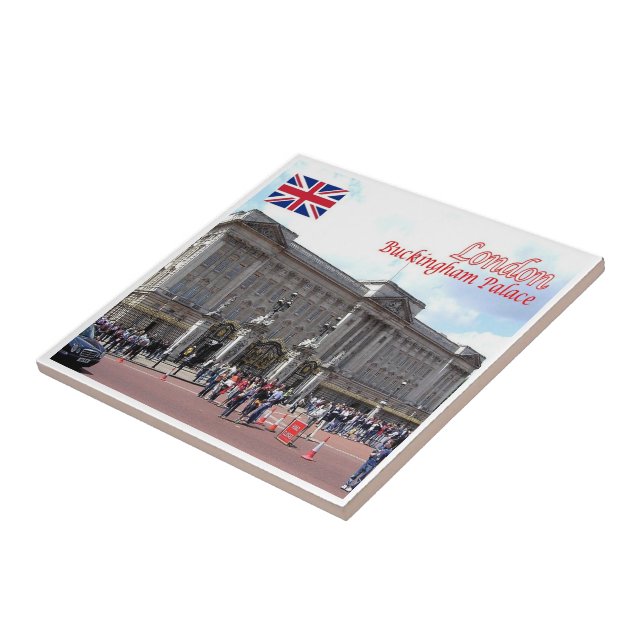 ENG091  LONDON BUCKINGHAM PALACE, TILE (Side)