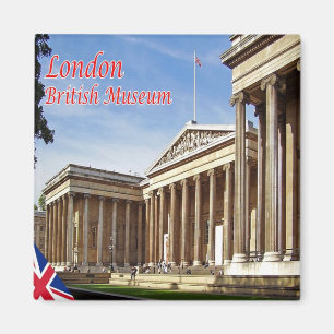 ENG093 LONDON BRITISH MUSEUM, Fridge Magnet