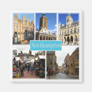 ENG099 NORTHAMPTON, England, Europe, Fridge Magnet