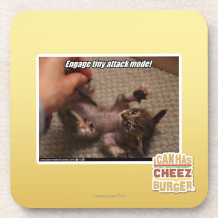 Engage tiny attack mode! coaster