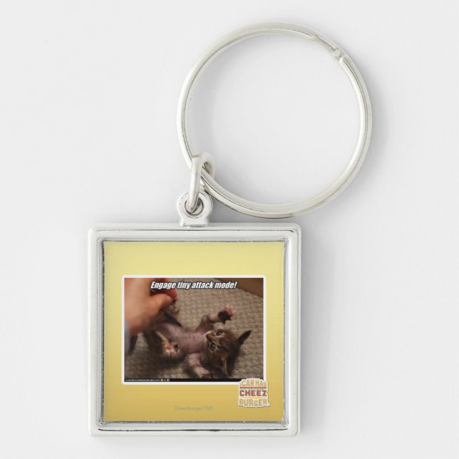 Engage tiny attack mode! key ring (Front)