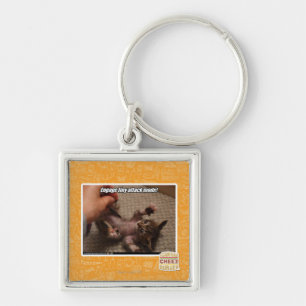 Engage tiny attack mode! key ring
