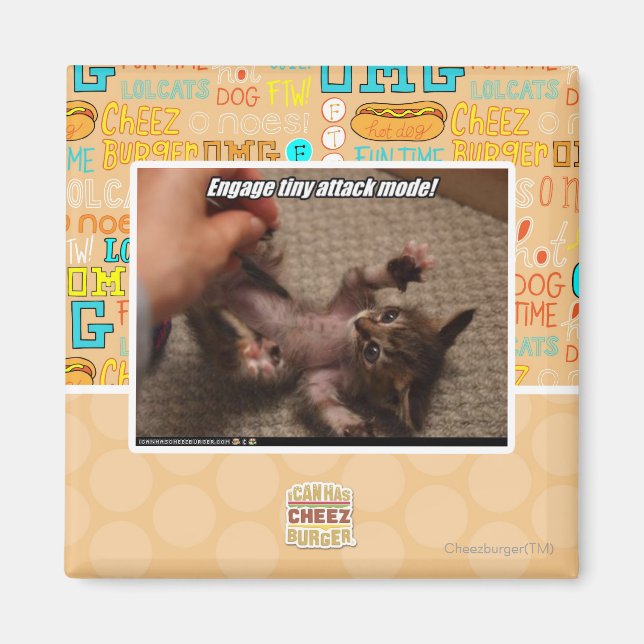 Engage tiny attack mode! magnet (Front)