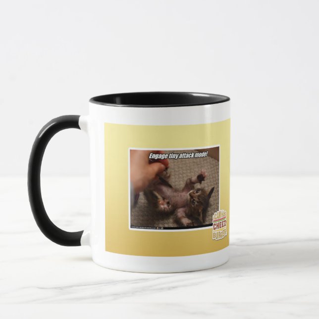 Engage tiny attack mode! mug (Left)