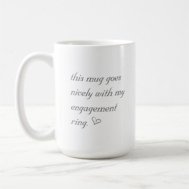 Engaged Coffee Mug (Left)