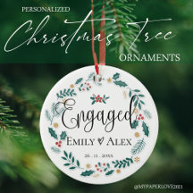 Engaged Couple | Our First Christmas