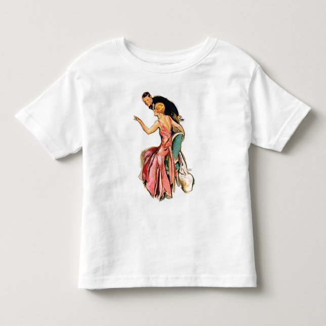Engaged Couple Toddler T-Shirt (Front)