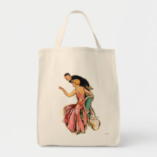 Engaged Couple Tote Bag