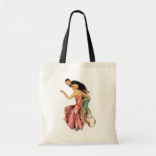 Engaged Couple Tote Bag
