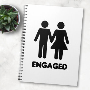 Engaged Couple - Wedding Planner Notebook