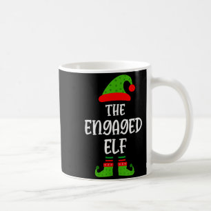 Engaged Elf Family Matching Christmas Engagement Coffee Mug