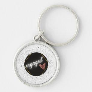 Engaged Glam Key Ring