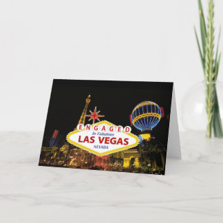 ENGAGED In Fabulous Las Vegas Card