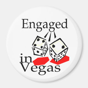 Engaged In Vegas Magnet