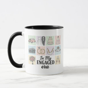 Engaged Mug, Engaged Announcement Mug, Engaged Era Mug