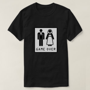 Engaged or Married Game over Bride & Groom T-Shirt