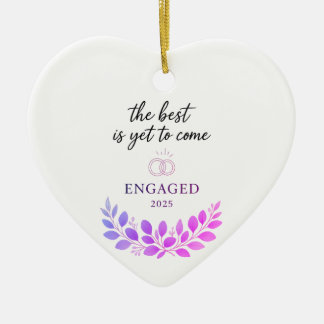 engaged ornament 2025