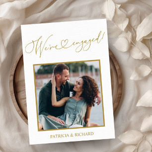 Engagement Announcement And Save The Date Photo