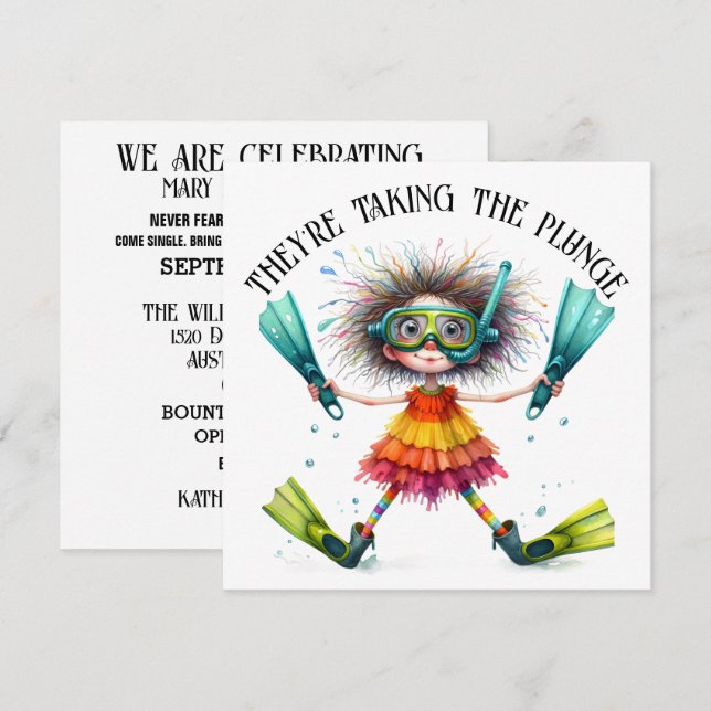 ENGAGEMENT ANNOUNCEMENT PARTY TIME  (Front/Back)