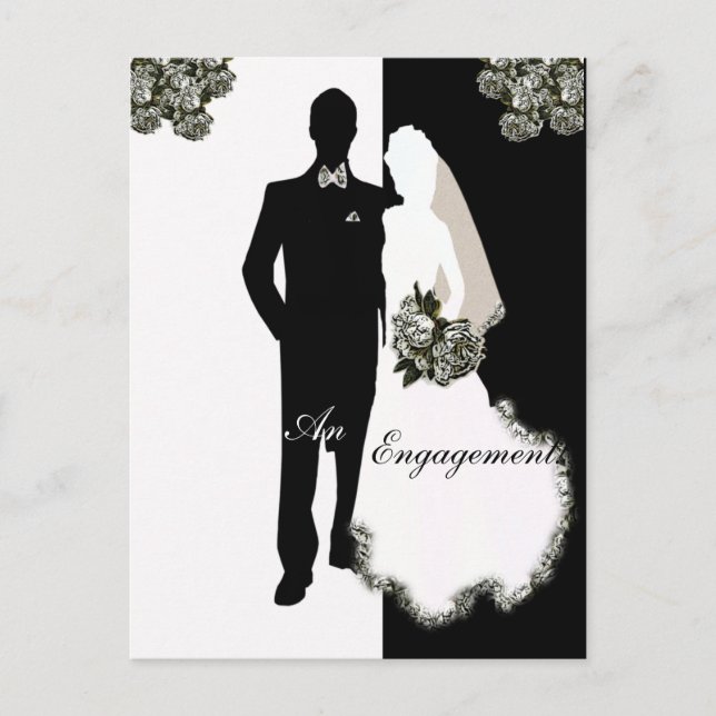 Engagement Announcement Post Card (Front)