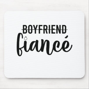 Engagement Boyfriend Fiance Married Man Wedding Mouse Mat