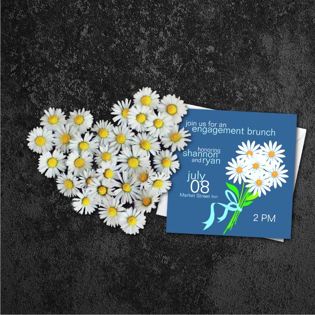 Engagement Brunch Invitations {Blue} (Creator Uploaded)